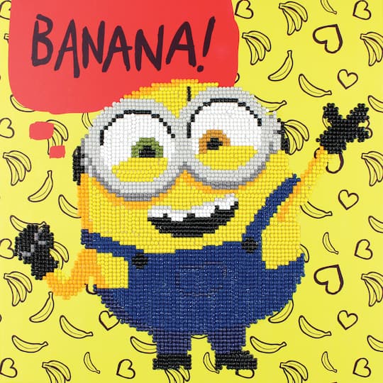 Camelot® Dots Minion Banana Dotz Box Diamond Painting Kit